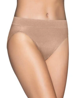 Vanity Fair Beyond Comfort Hi-Cut Brief 13212 -Wacoal Shop 13212 Honey Beige front crop SQ