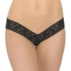 Hanky Panky After Midnight Crotchless Low Rise Thong 481001 -Wacoal Shop 204326
