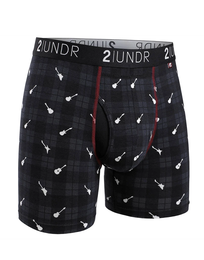 2UNDR 6-Inch Swing Shift Print Boxer Brief Rockin Plaid 2U01BB 3 2UNDR 6-Inch Swing Shift Print Boxer Brief Rockin Plaid 2U01BB