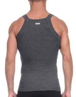 2xist Men's 2-Pack Essential Range Square Cut Tank Tops 020227 -Wacoal Shop 2xist 020227 Charcoal Heather T 3 cb93ad1b 55e9 427d ace6 b40eac964204