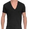 2xist Men's Pima Slim Fit Deep V-Neck T-Shirt 041041 -Wacoal Shop 2xist 041041 Black T 2 d9c4f11f 0f78 4de6 8a4c 6e9443c38615