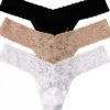 Hanky Panky 3 Pack Signature Lace Low Rise Thong 49113PK 2 Hanky Panky 3 Pack Signature Lace Low Rise Thong 49113PK -Wacoal Shop 304687 bf80de87 d596 47f7 b485 c71c20ea05c6