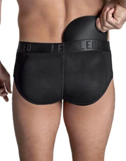 Leo Padded Butt Enhancer Brief 033293 -Wacoal Shop 33293 Black 04
