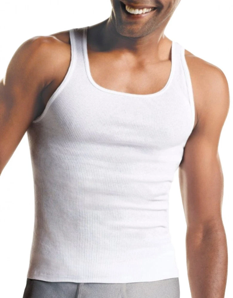 Hanes Men 3-Pack Athletic Tank Tops 372 4 Hanes Men 3-Pack Athletic Tank Tops 372 - Image 2