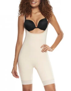 Trueshapers Firm Control Open Bust Bodysuit With Removable Pads -Wacoal Shop 454570