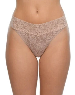 Hanky Panky Stretch Signature Original Rise Lace Thong 4811 -Wacoal Shop 4811 taupe f2b43634 7b13 4276 b959 2d1c5c16f132