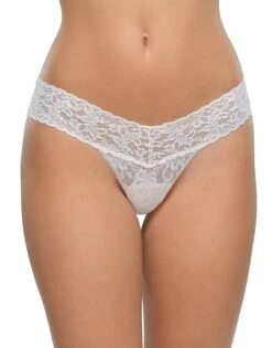 Hanky Panky Signature Stretch Lace Petite Low Rise Thong 4911XS 9 Hanky Panky Signature Stretch Lace Petite Low Rise Thong 4911XS -Wacoal Shop 4911XS white fd5e219f 55d4 4583 a6de 2340e53310fe