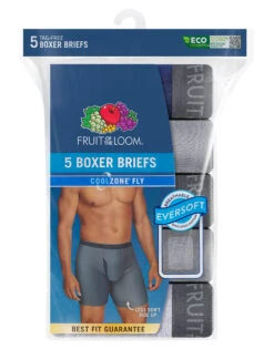 Fruit Of The Loom 5-Pack Coolzone Asst Boxer Brief 5BL7CTG -Wacoal Shop 5BL7CTG 3x4 Transparent BG 1