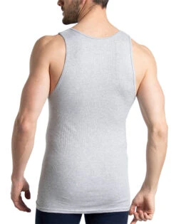 Fruit Of The Loom 5-Pack Black/Grey A-Shirt 5P260TG -Wacoal Shop 5P260TG 103 Asset Model Back5 3x4Crop 1