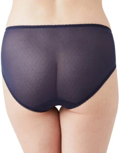 Wacoal Retro Chic High Cut Brief Black Iris 841186 -Wacoal Shop 841186 489 B