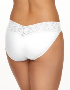 Hanky Panky Cotton With A Conscience V-Kini 892201 12 Hanky Panky Cotton With A Conscience V-Kini 892201 -Wacoal Shop 892201 white back