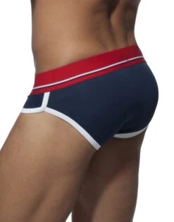 Addicted Curve Cotton Brief AD727 -Wacoal Shop Addicted AD727 Navy B 3