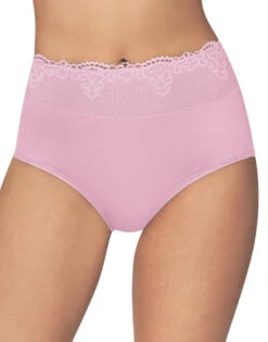Bali Passion For Comfort Lace No Show Brief Panty DFPC61 -Wacoal Shop Bali DFPC61 Elegant Mauve B copy