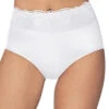 Bali Passion For Comfort Lace No Show Brief Panty DFPC61 -Wacoal Shop Bali DFPC61 White B
