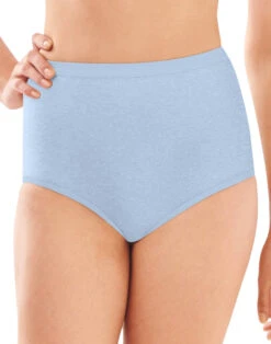 Bali Full-Cut Fit Stretch Brief Panty DF2324 -Wacoal Shop Bali 2324 Blue Tulle Heather B 1