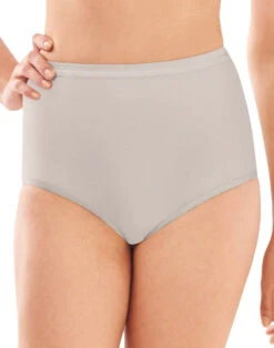 Bali Full-Cut Fit Stretch Brief Panty DF2324 -Wacoal Shop Bali 2324 Grey Sky Heather B 1