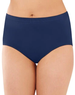 Bali Comfort Revolution Seamless Brief Panty DF803J -Wacoal Shop Bali 803J In the Navy B