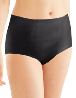 Bali 2-Pack Tummy Panel Brief DFX70J -Wacoal Shop Bali X70J Black B 1