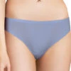 Chantelle Soft Stretch One Size Seamless Thong Periwinkle/ Grey Sky 2649 -Wacoal Shop C26490 069 TU SOFTSTRETCH THONG FT non reco
