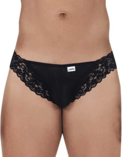 Candyman Mesh-Lace Thong 99506 -Wacoal Shop CandyMan 99506 Black B 1