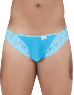 Candyman Mesh-Lace Thong 99506 -Wacoal Shop CandyMan 99506 Turquoise B 1