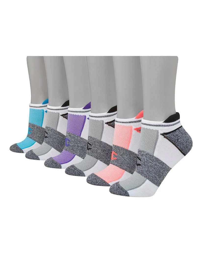 Champion Womens 6-Pack Heel Shield CH309 3 Champion Womens 6-Pack Heel Shield CH309
