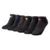 Champion Womens Performance Low-Cut Socks 6-Pack CH615 -Wacoal Shop Champion CH615 Black Assorted FLAT