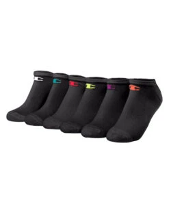 Champion Womens Performance Low-Cut Socks 6-Pack CH615