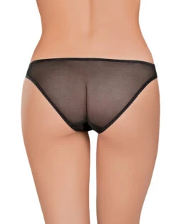 Exposed Mesh 3-Pack Panties G3PK112 -Wacoal Shop Exposed G3PK112 Black B 1