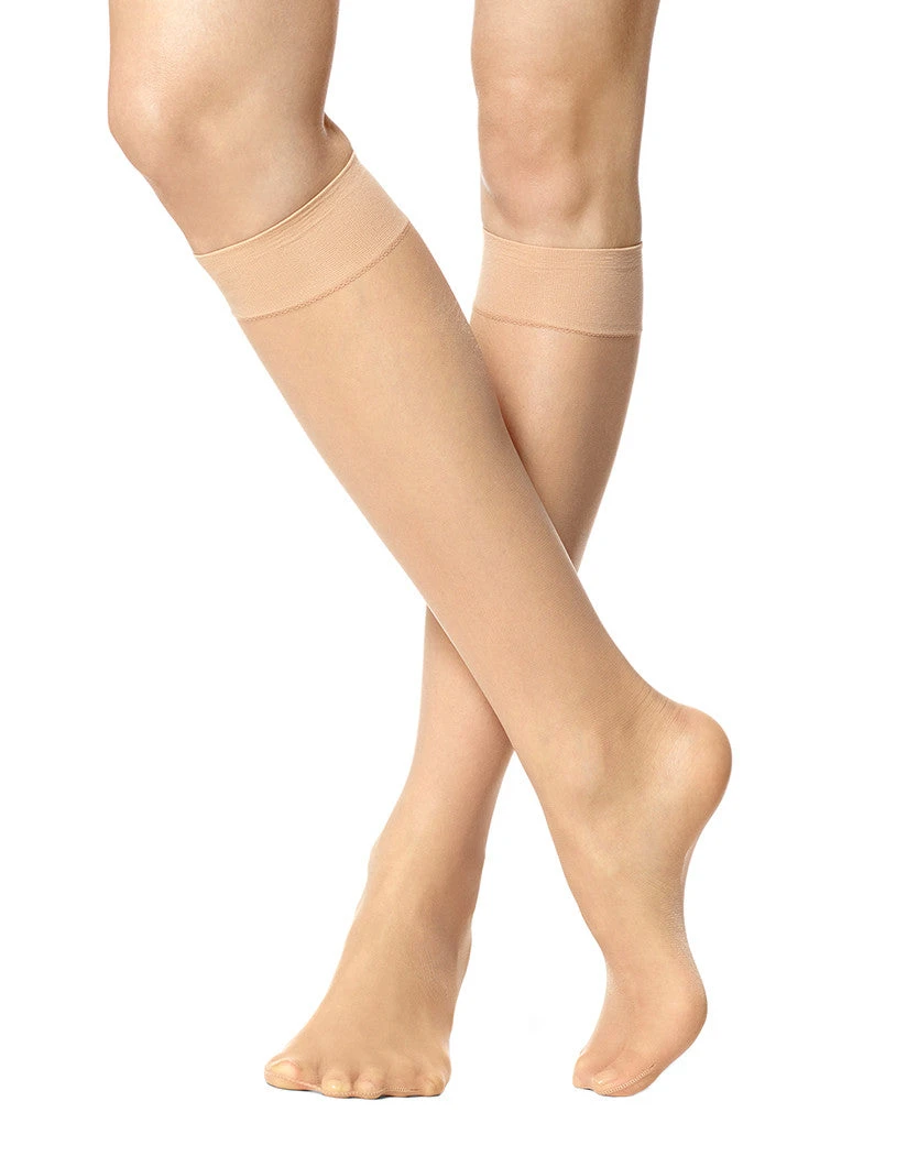 HUE Sheer Knee Hi 2 Pair Pack Hosiery 4 HUE Sheer Knee Hi 2 Pair Pack Hosiery - Image 2