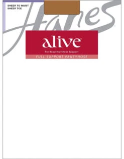 Hanes Women Alive Full Support Sheer To Waist Pantyhose 811 -Wacoal Shop HanesWomen 811 SouthPacific FLAT