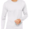 Hanes Men Cool Dri Performance Long-Sleeve T-Shirt 482L -Wacoal Shop Hanes 24270 White T