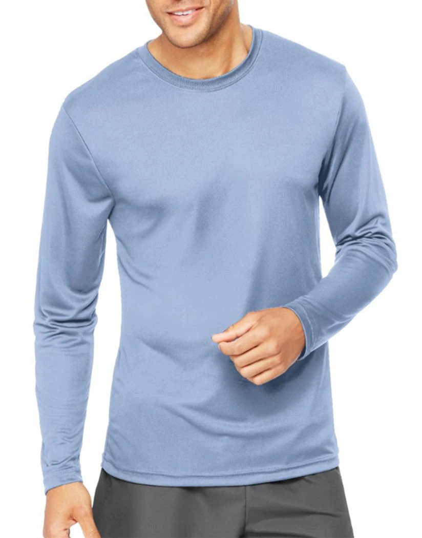 Hanes Men Cool Dri Performance Long-Sleeve T-Shirt 482L 5 Hanes Men Cool Dri Performance Long-Sleeve T-Shirt 482L - Image 3