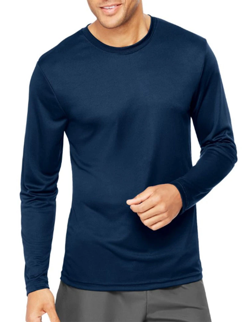Hanes Men Cool Dri Performance Long-Sleeve T-Shirt 482L 9 Hanes Men Cool Dri Performance Long-Sleeve T-Shirt 482L - Image 7