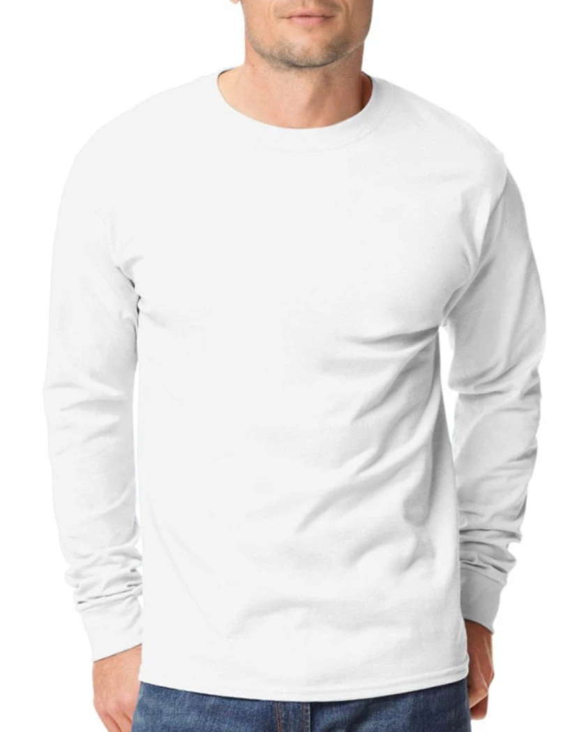 Hanes Men TAGLESS Long-Sleeve T-Shirt 5586 11 Hanes Men TAGLESS Long-Sleeve T-Shirt 5586 - Image 9