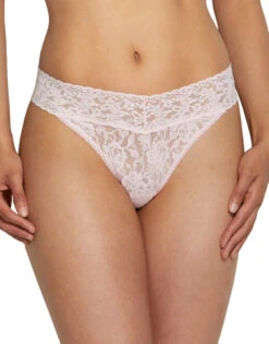 Hanky Panky 5 Pack Signature Lace Original Rise Thong 4811FPK -Wacoal Shop Hanky Panky 4811 blisspink B 1