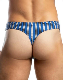 Jack Adams Bikini Thong 401-236 8 Jack Adams Bikini Thong 401-236 -Wacoal Shop IMG 3093 hi401 236BikiniThongDriftBlueStripeBack