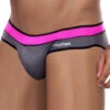 Intymen Vibrant Bikini Brief INT6158 -Wacoal Shop Intymen INT6158 GreyFushia B 2 1