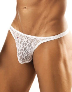 Joe Snyder Men's Thong Underwear JS03 -Wacoal Shop JS03 WHITELACE 1
