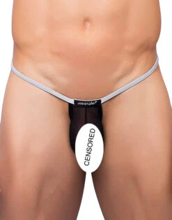 Joe Snyder Sock It Thong JSSK03 -Wacoal Shop JSSK03 BLACKMESH 1