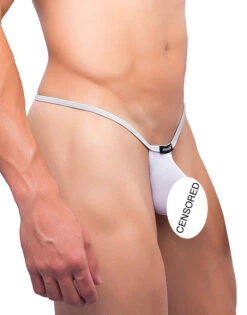 Joe Snyder Sock It Thong JSSK03 -Wacoal Shop JSSK03 WHITEMESH2