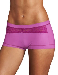 Maidenform Dream Boyshort 40774 -Wacoal Shop Maidenform 40774 4CR Purple Rose wRazzleberry Lace and Trim B