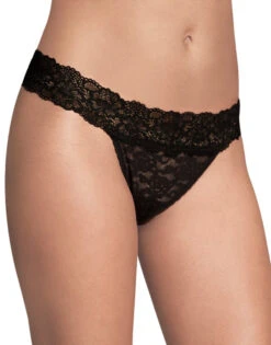 Maidenform Sexy Must Haves Lace Thong DMESLT 16 Maidenform Sexy Must Haves Lace Thong DMESLT -Wacoal Shop Maidenform DMESLT Black B