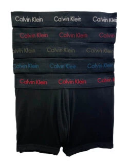 Calvin Klein Cotton Stretch Low Rise Trunk 5-Pack NB3394 -Wacoal Shop NB3394 904F