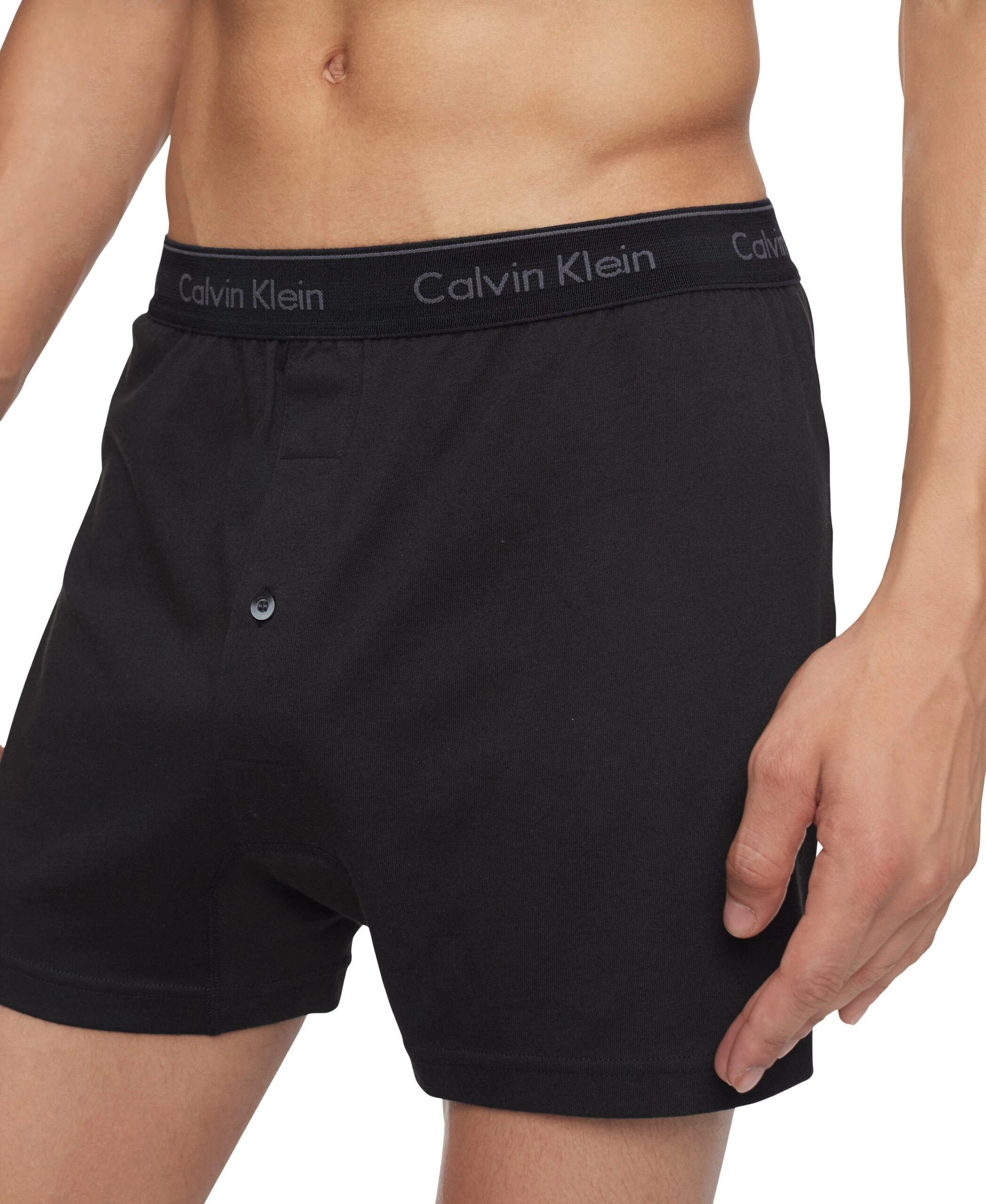 Calvin Klein Cotton Classics 3 Pack Knit Boxer NB4005 6 Calvin Klein Cotton Classics 3 Pack Knit Boxer NB4005 - Image 4