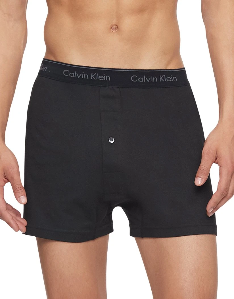 Calvin Klein Cotton Classics 3 Pack Knit Boxer NB4005 4 Calvin Klein Cotton Classics 3 Pack Knit Boxer NB4005 - Image 2