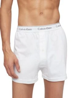 Calvin Klein Cotton Classics 3 Pack Knit Boxer NB4005 21 Calvin Klein Cotton Classics 3 Pack Knit Boxer NB4005 -Wacoal Shop NB4005 100 alternate2