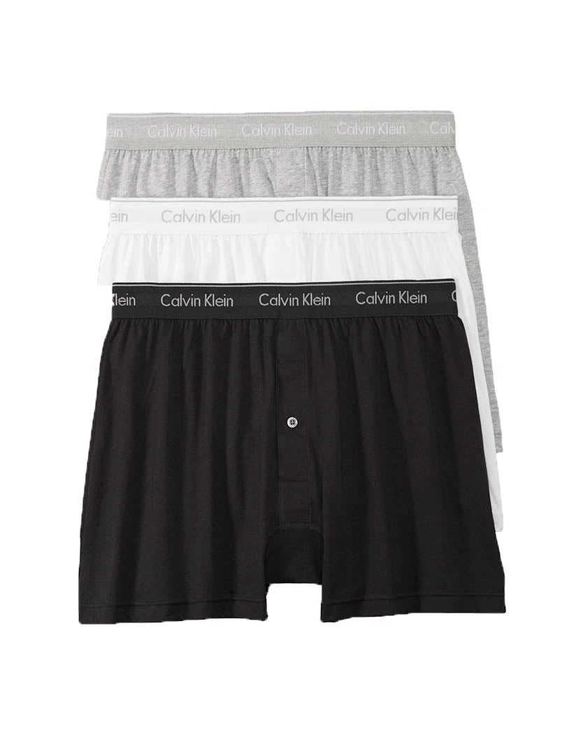 Calvin Klein Cotton Classics 3 Pack Knit Boxer NB4005 14 Calvin Klein Cotton Classics 3 Pack Knit Boxer NB4005 - Image 12