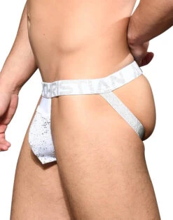 Andrew Christian Snow Sheer Arch Jock W/ Almost Naked 92248 -Wacoal Shop Nov 92248Jock03