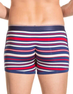 Obviously Men's PrimeMan 3 Inch Boxer Brief A00 28 Obviously Men's PrimeMan 3 Inch Boxer Brief A00 -Wacoal Shop Obviously A00 Red Navy White 1J B 3